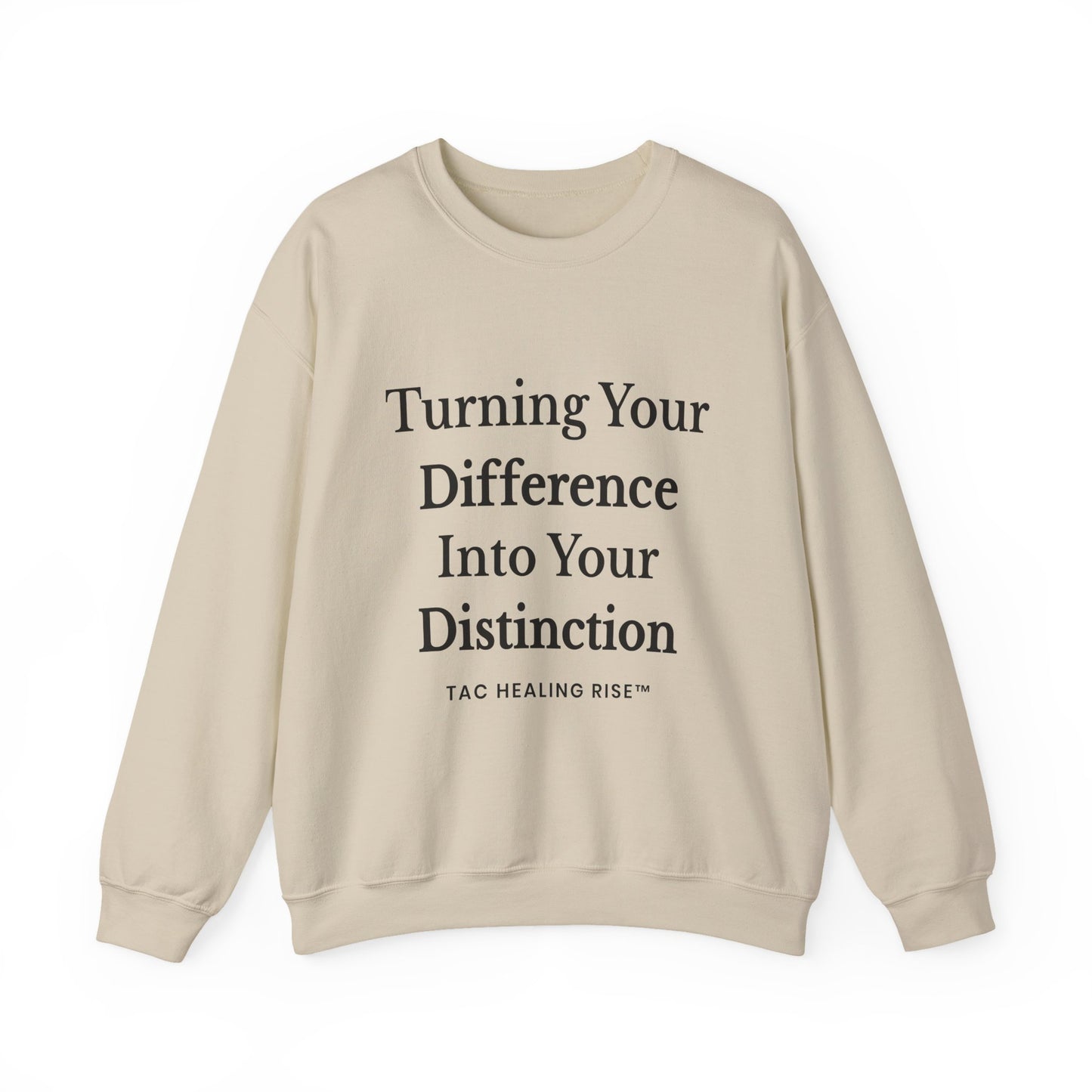 Inspirational Crewneck Sweatshirt for Positive Vibes