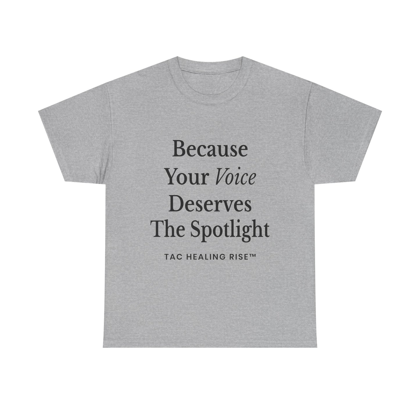 Empowering Voice Tee, Inspirational T-Shirt