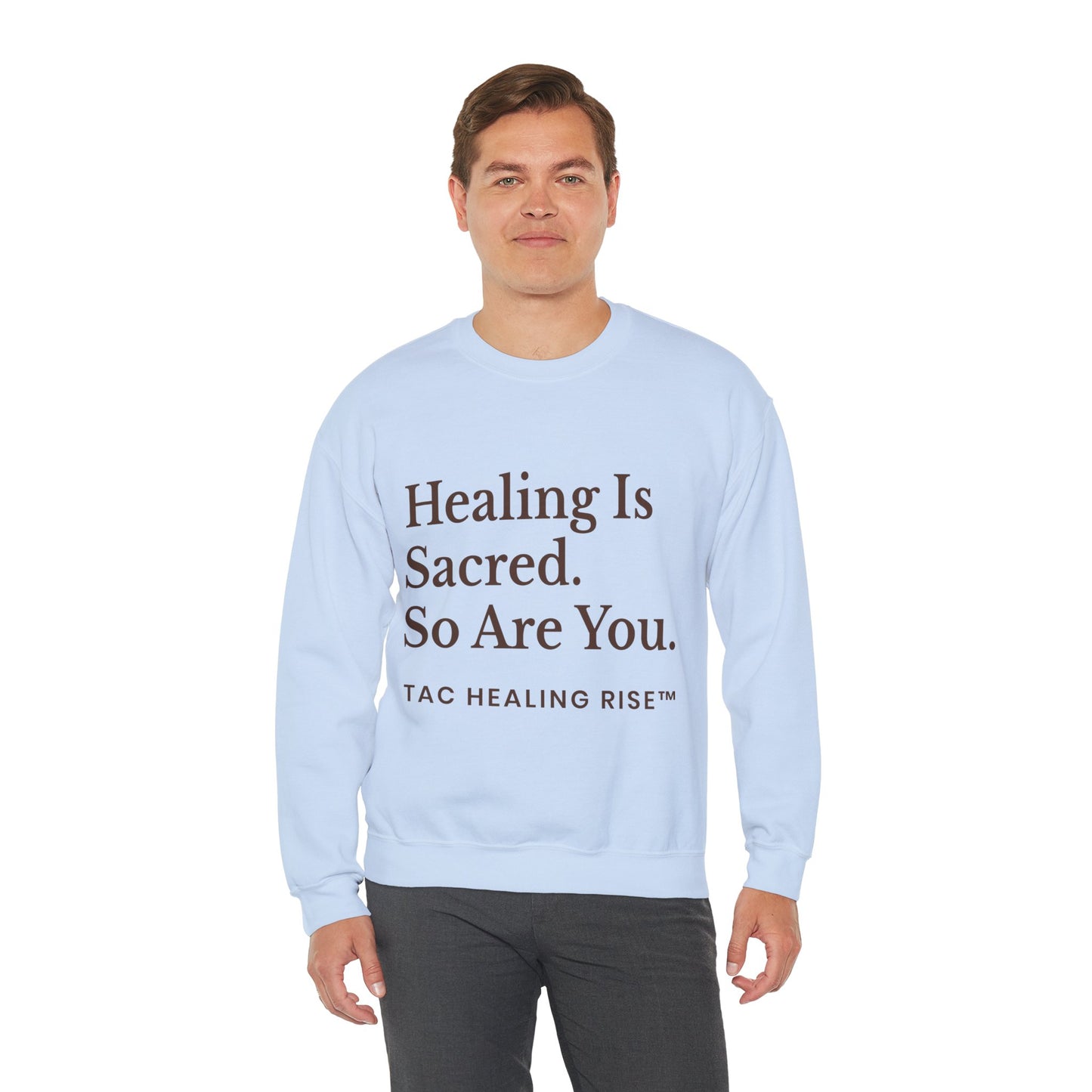 Healing Is Sacred Crewneck Sweatshirt