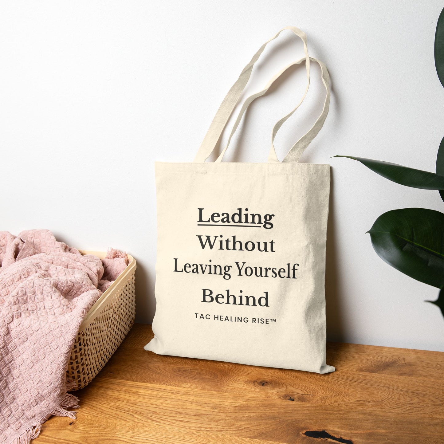 Inspirational Cotton Canvas Tote Bag