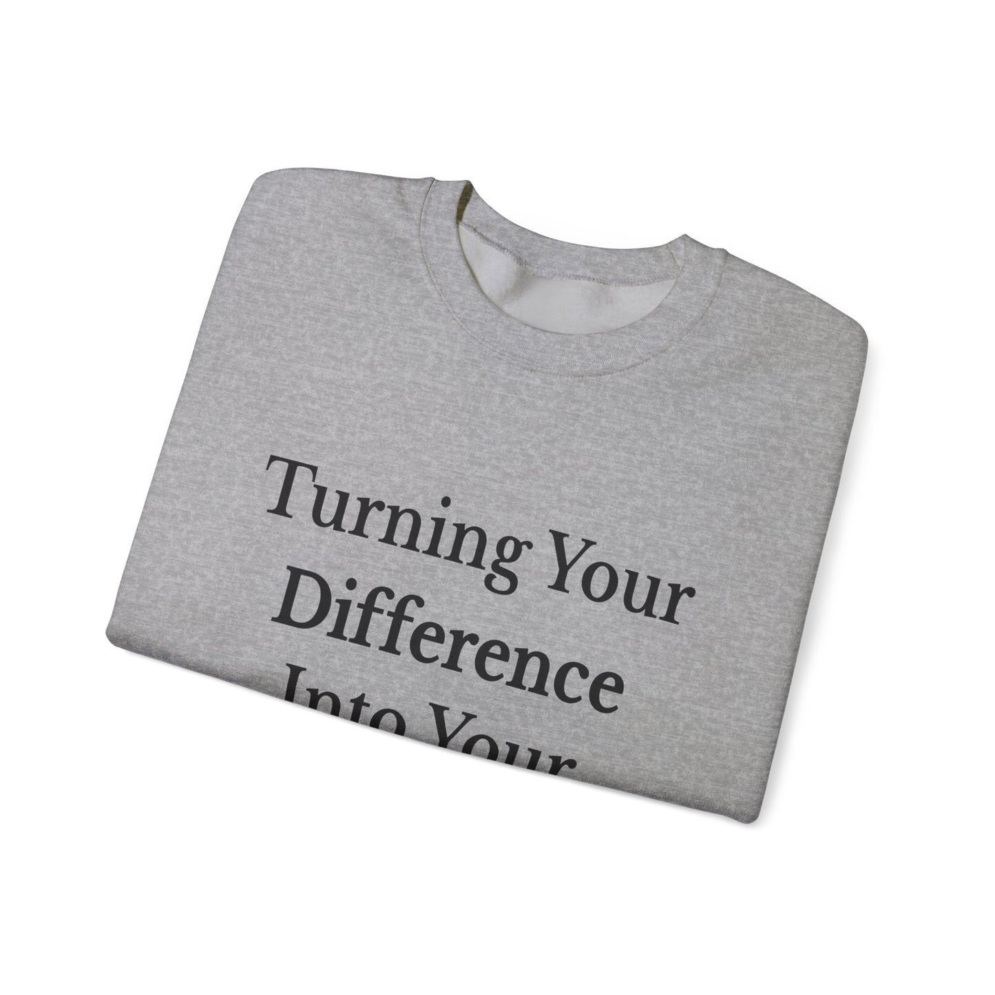 Inspirational Crewneck Sweatshirt for Positive Vibes