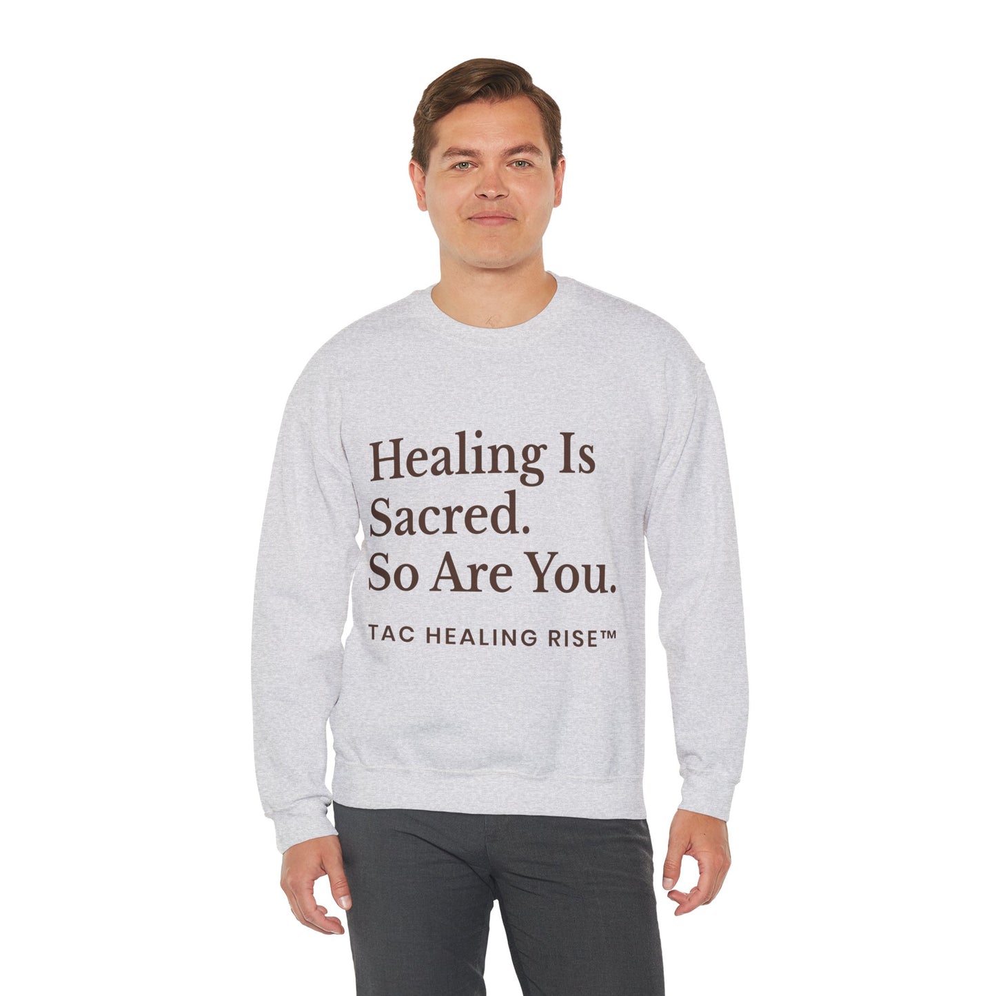 Healing Is Sacred Crewneck Sweatshirt