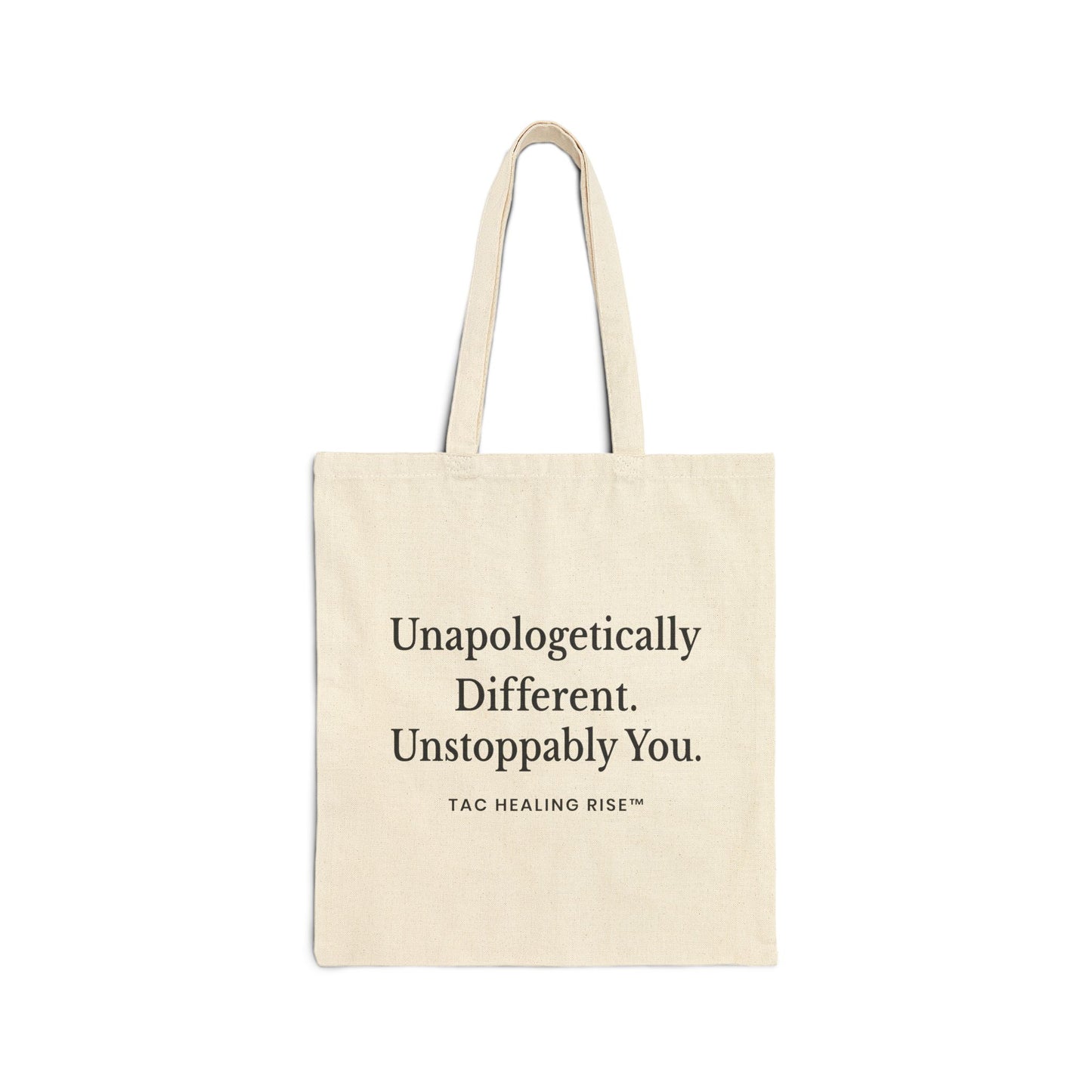 Unapologetically Different Cotton Canvas Tote Bag