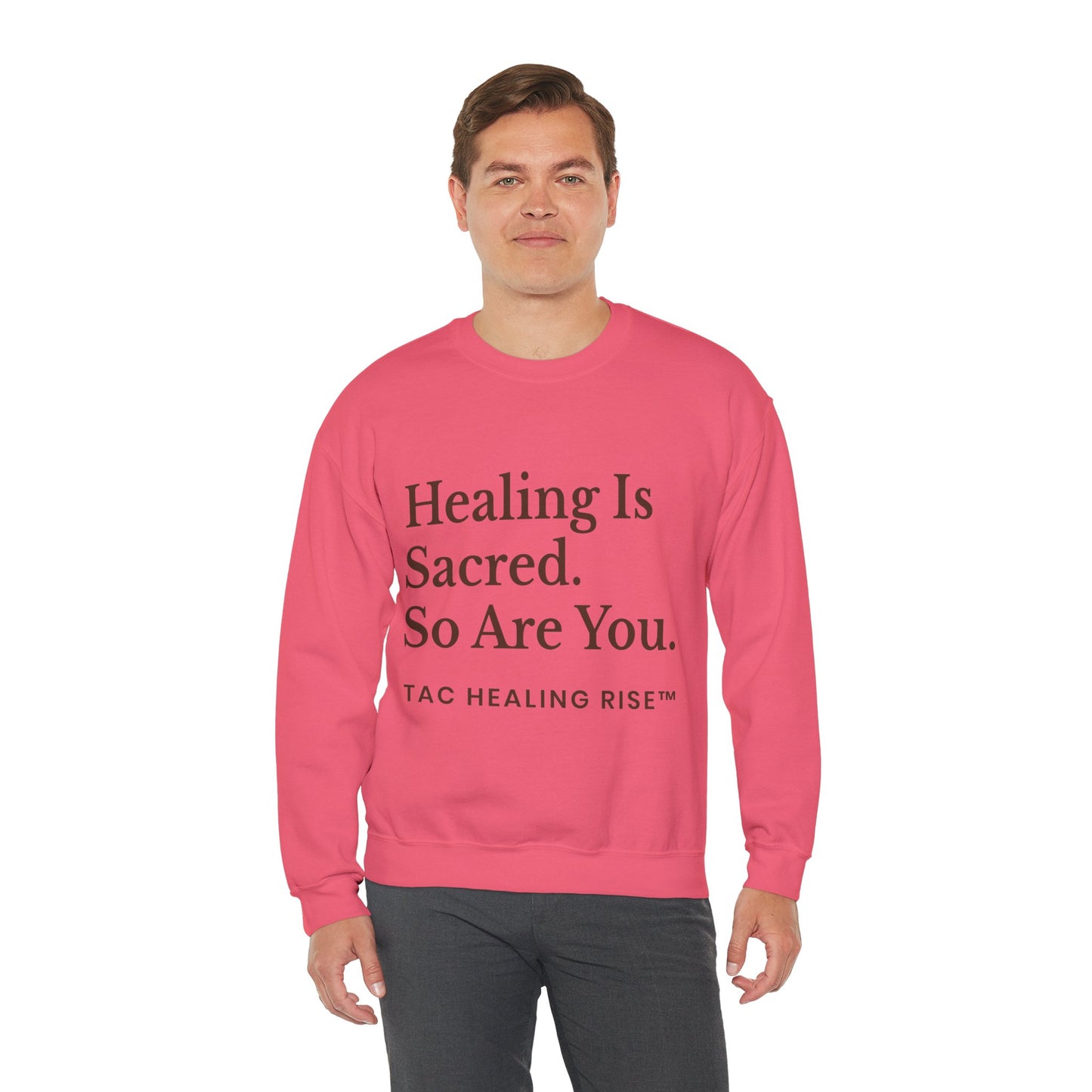 Healing Is Sacred Crewneck Sweatshirt