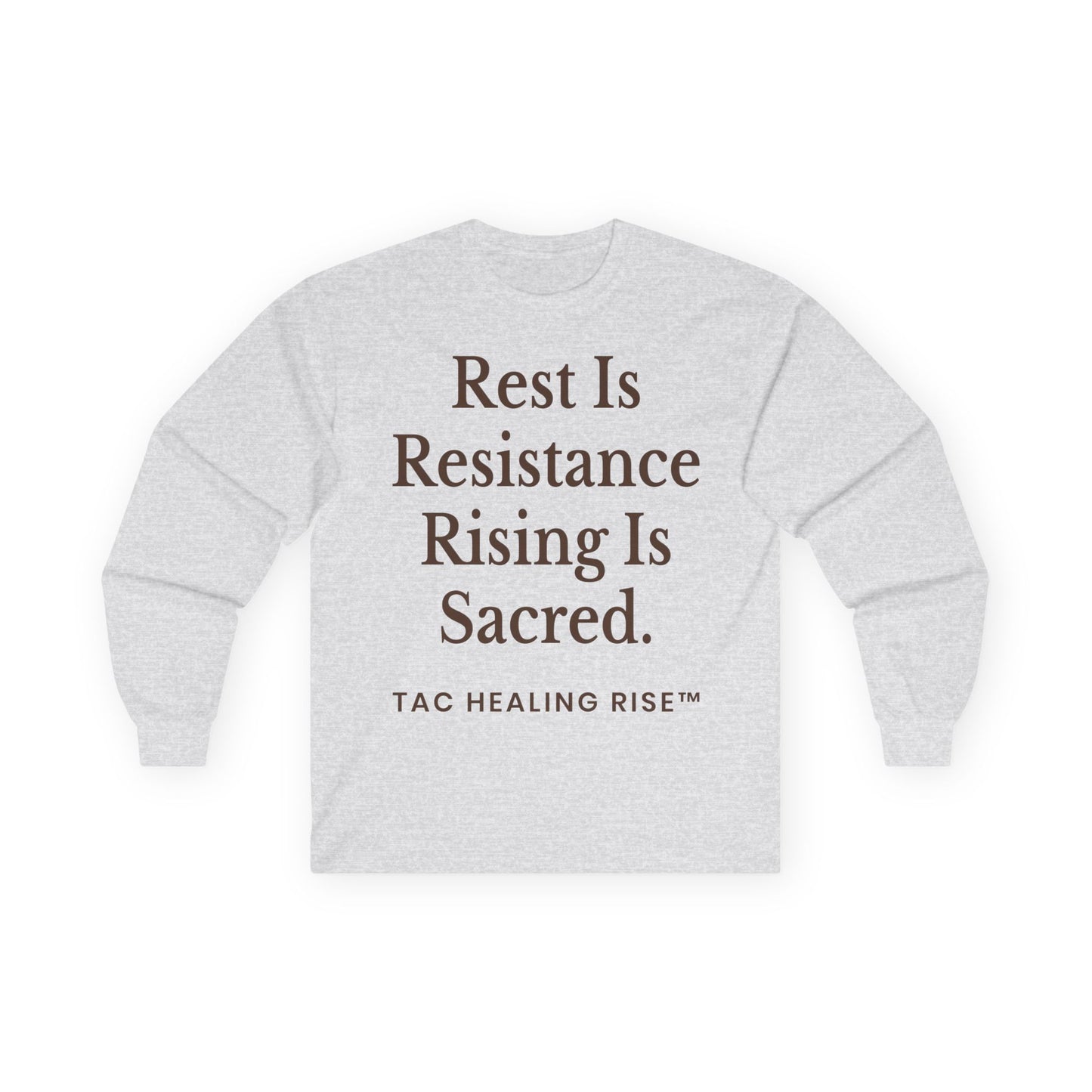 Rest Is Resistance Unisex Long Sleeve Tee