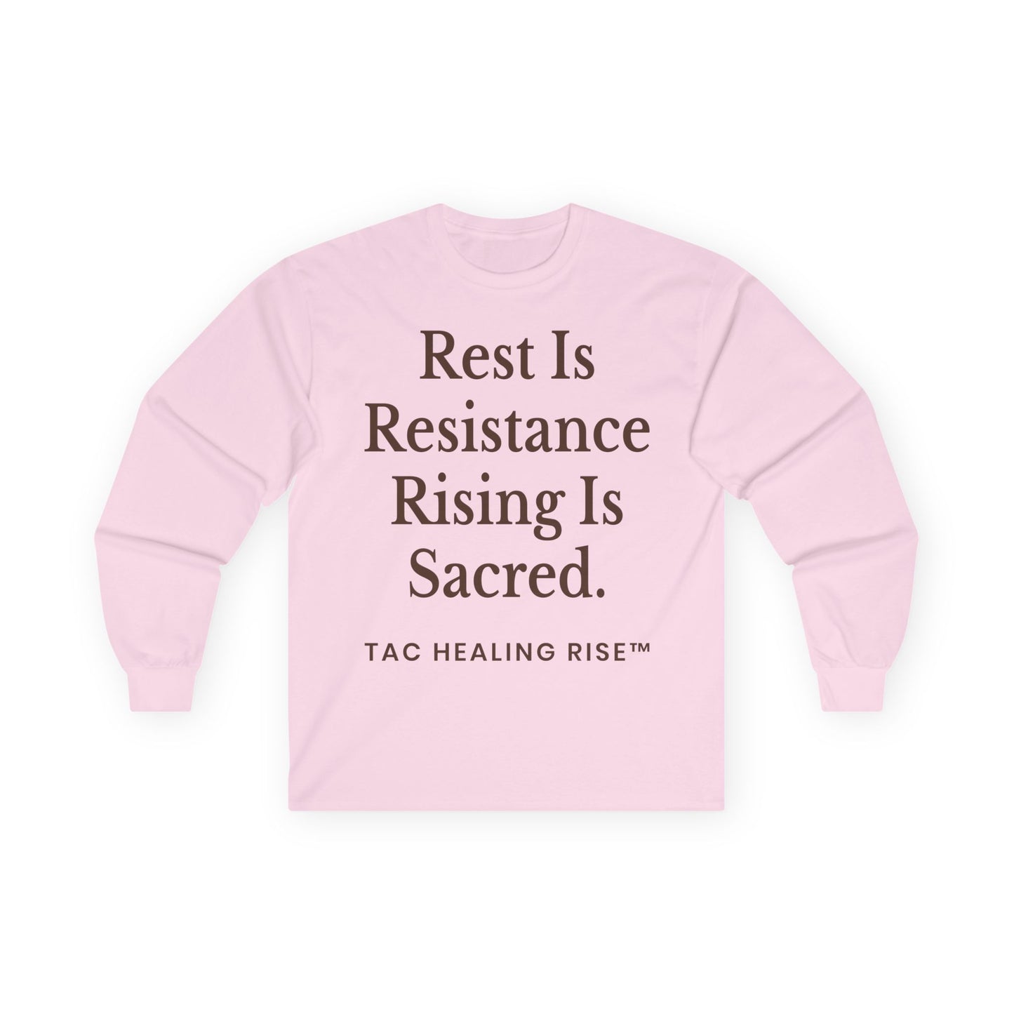 Rest Is Resistance Unisex Long Sleeve Tee