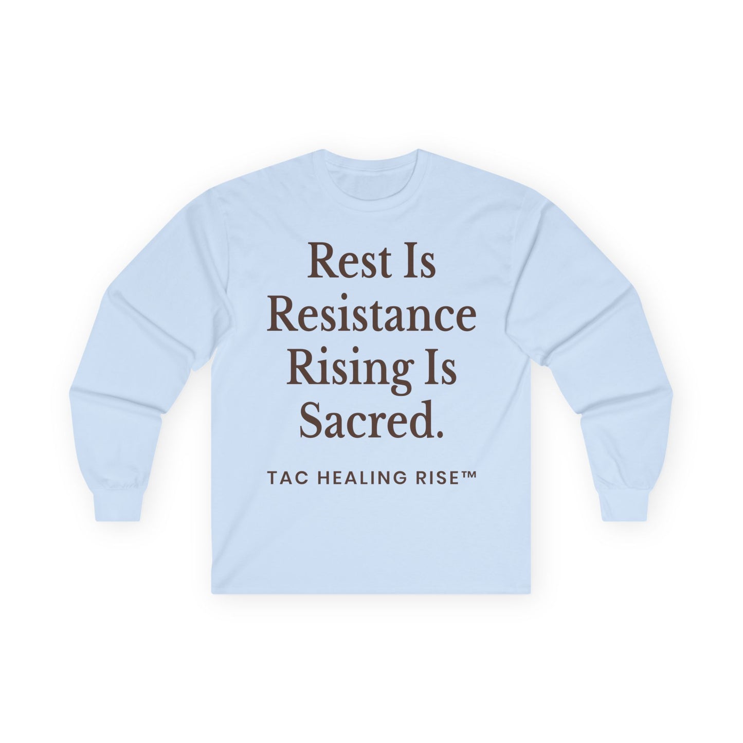 Rest Is Resistance Unisex Long Sleeve Tee