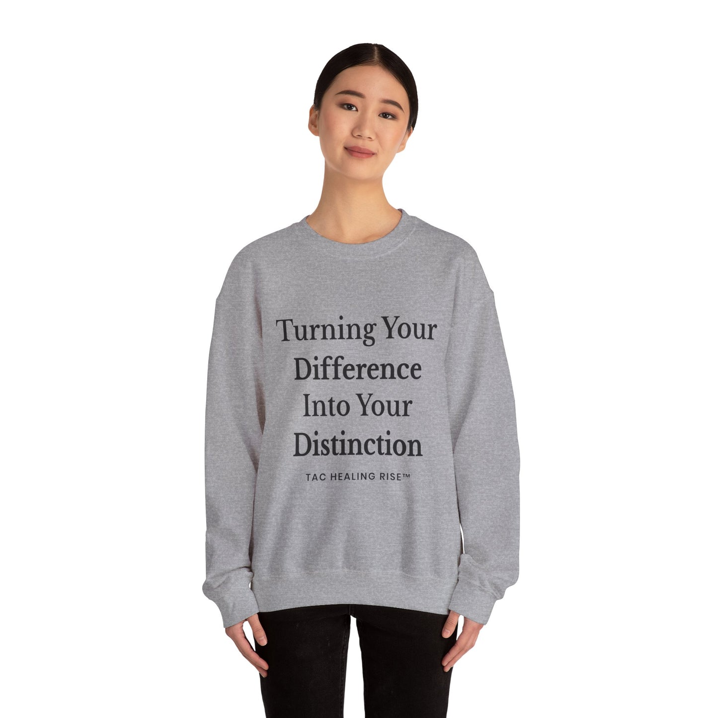 Inspirational Crewneck Sweatshirt for Positive Vibes