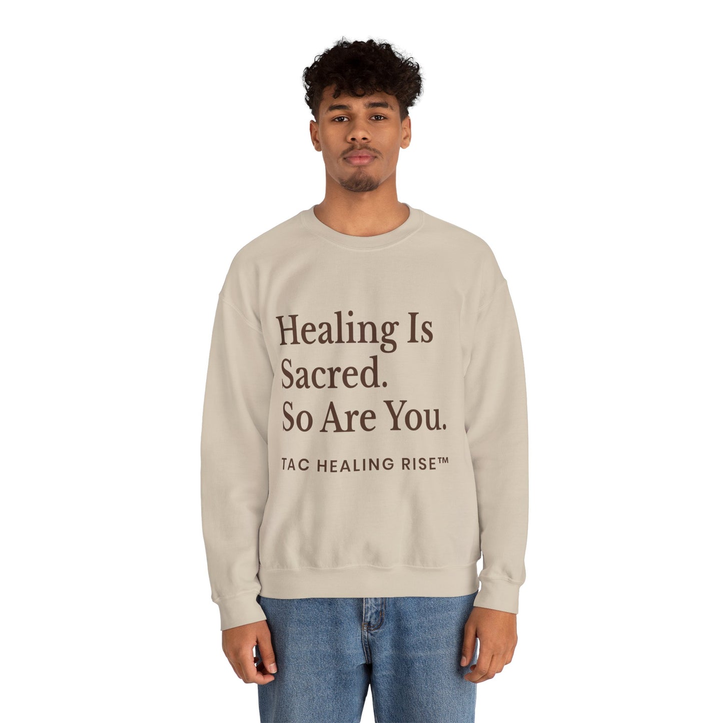 Healing Is Sacred Crewneck Sweatshirt