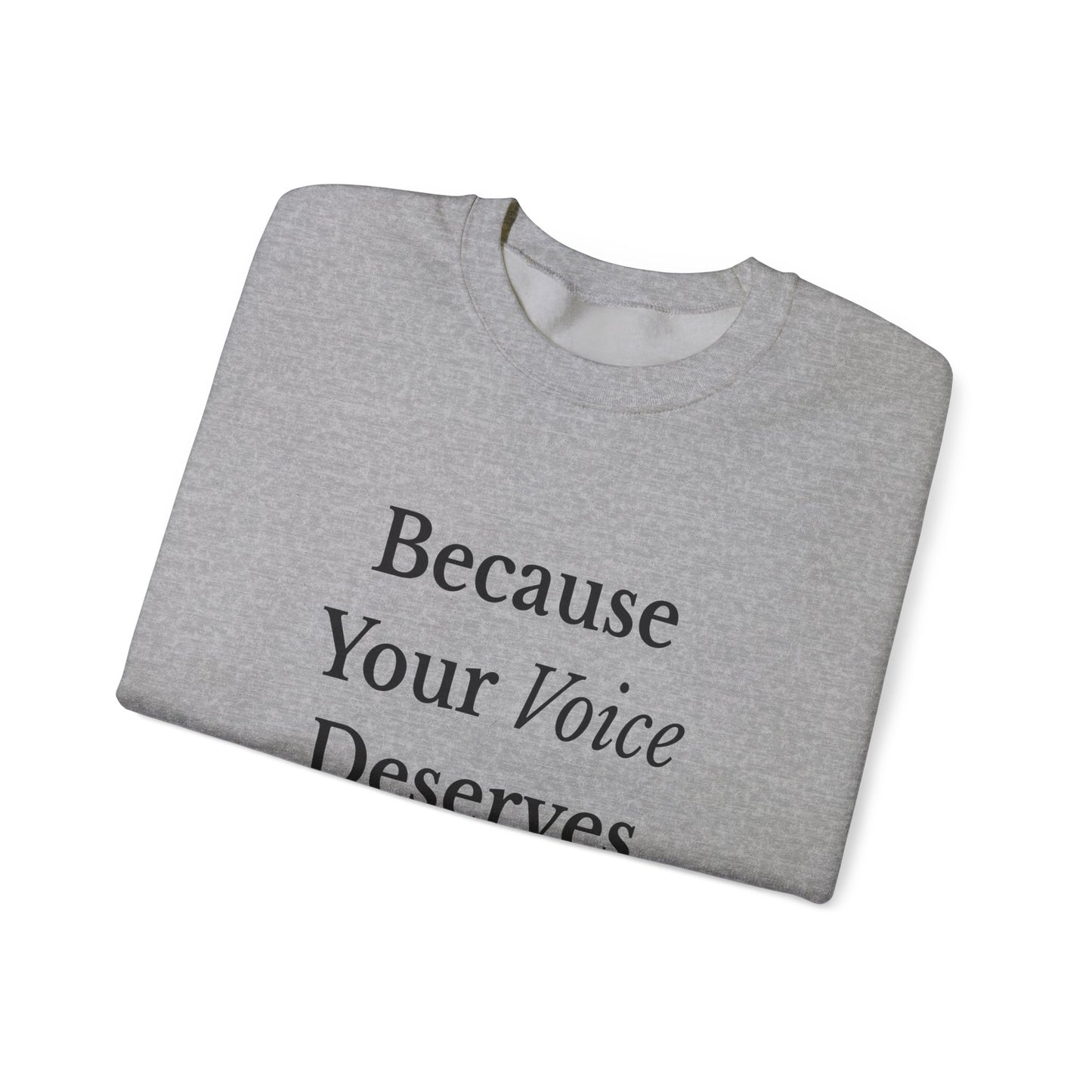 Voice Spotlight Unisex Crewneck Sweatshirt