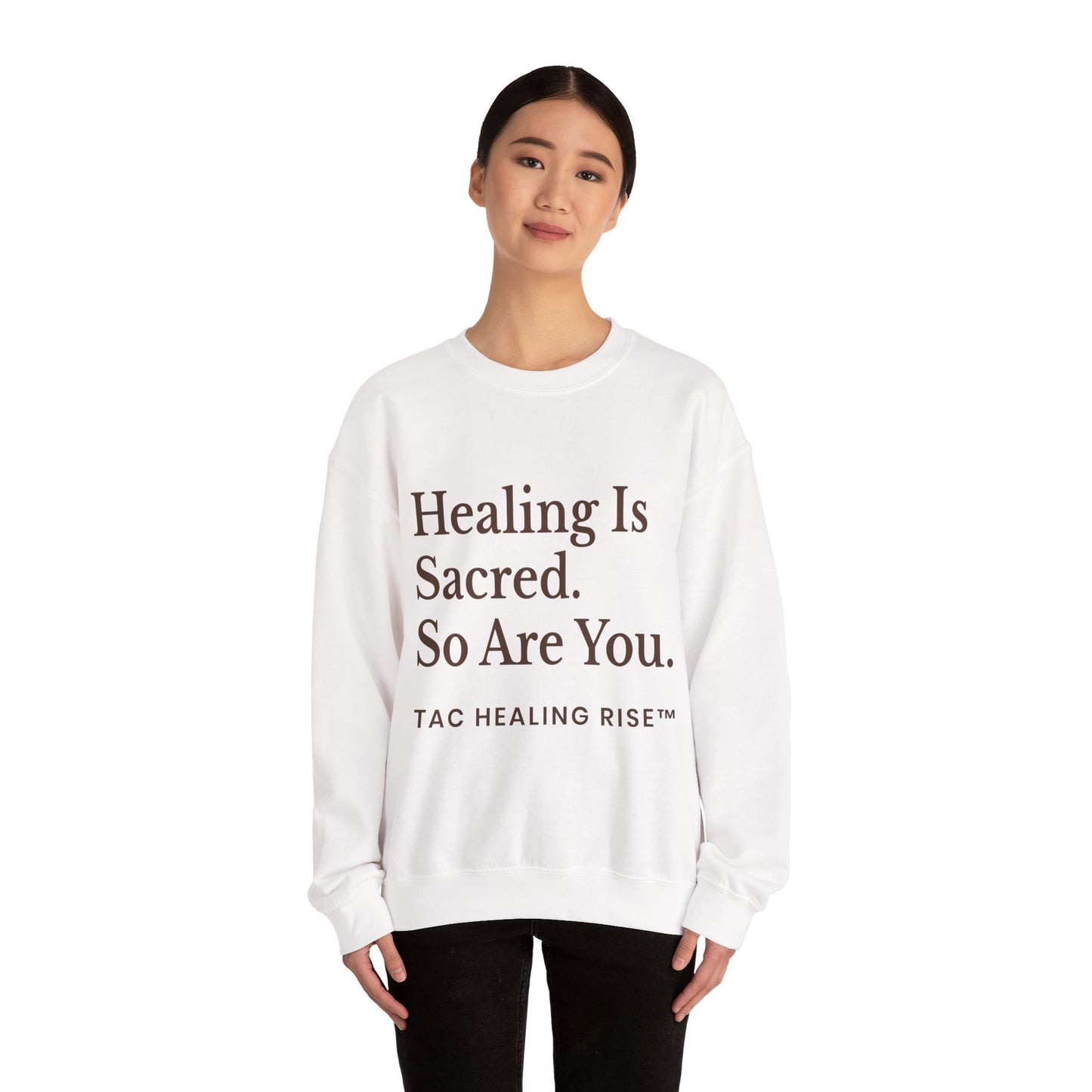 Healing Is Sacred Crewneck Sweatshirt