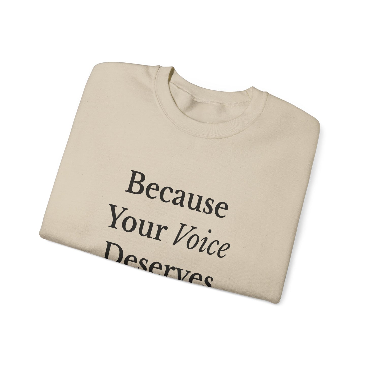 Voice Spotlight Unisex Crewneck Sweatshirt