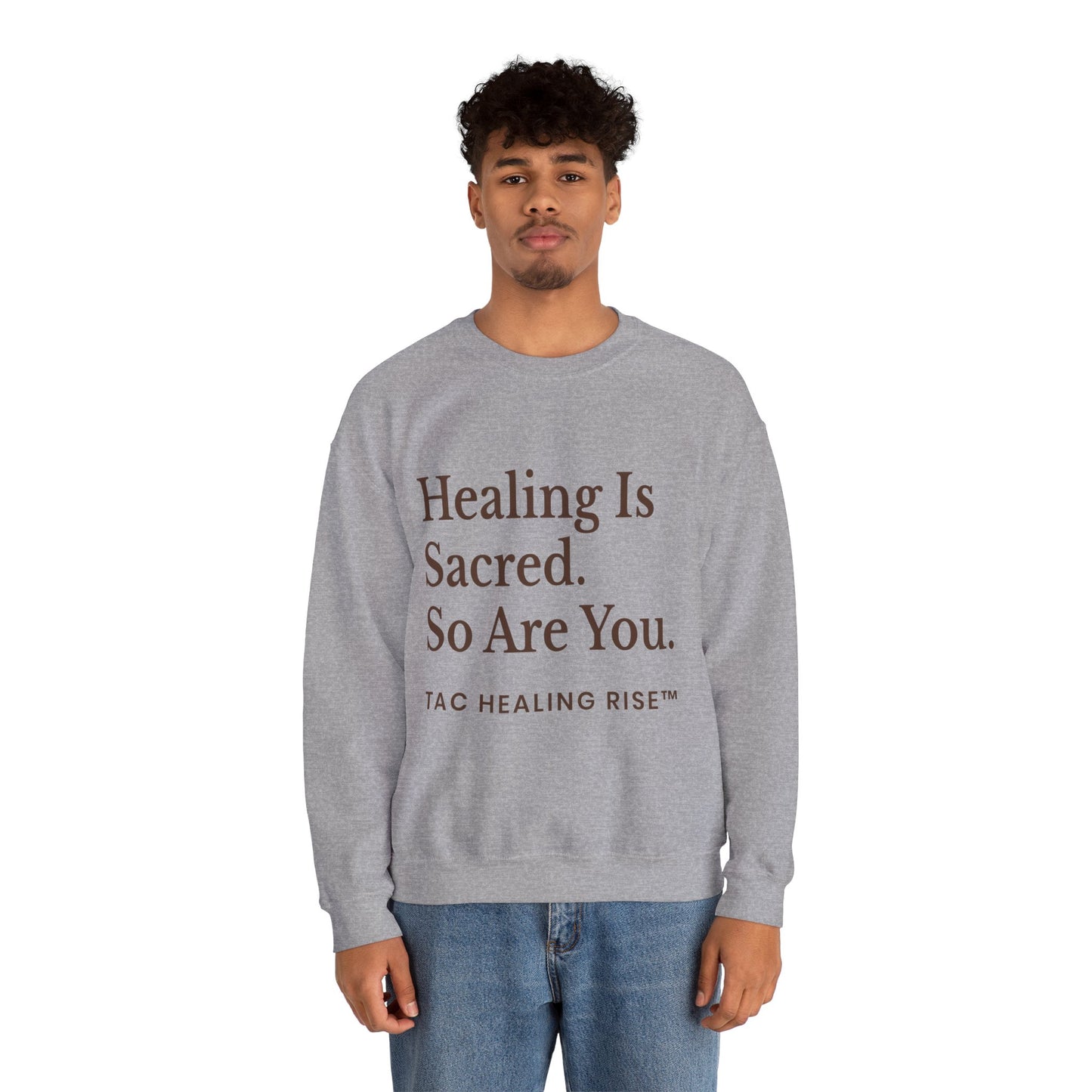 Healing Is Sacred Crewneck Sweatshirt