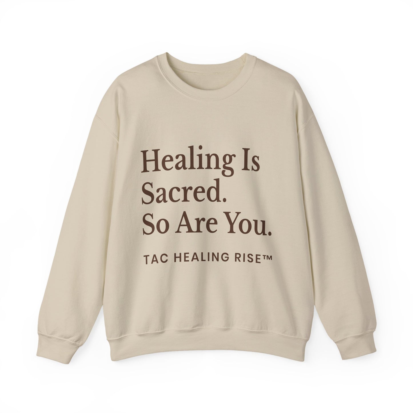 Healing Is Sacred Crewneck Sweatshirt