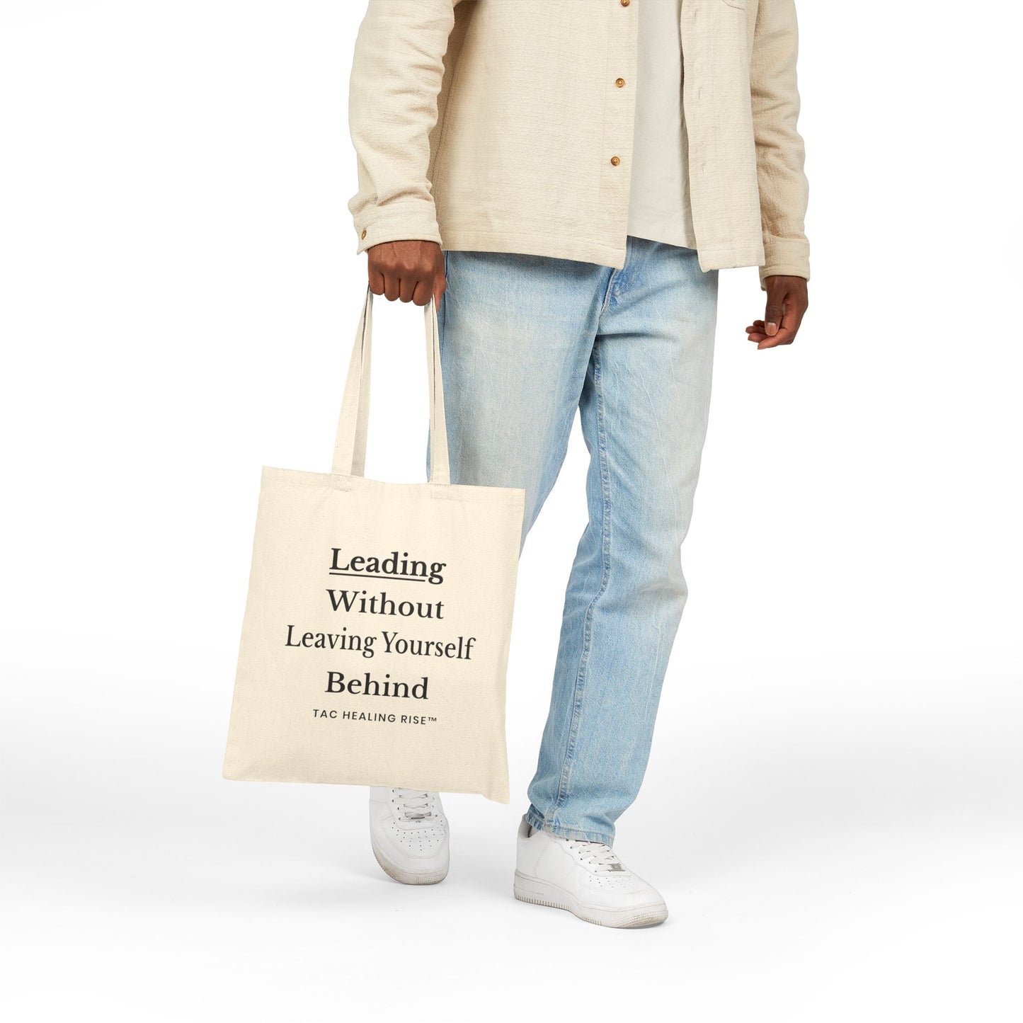 Inspirational Cotton Canvas Tote Bag