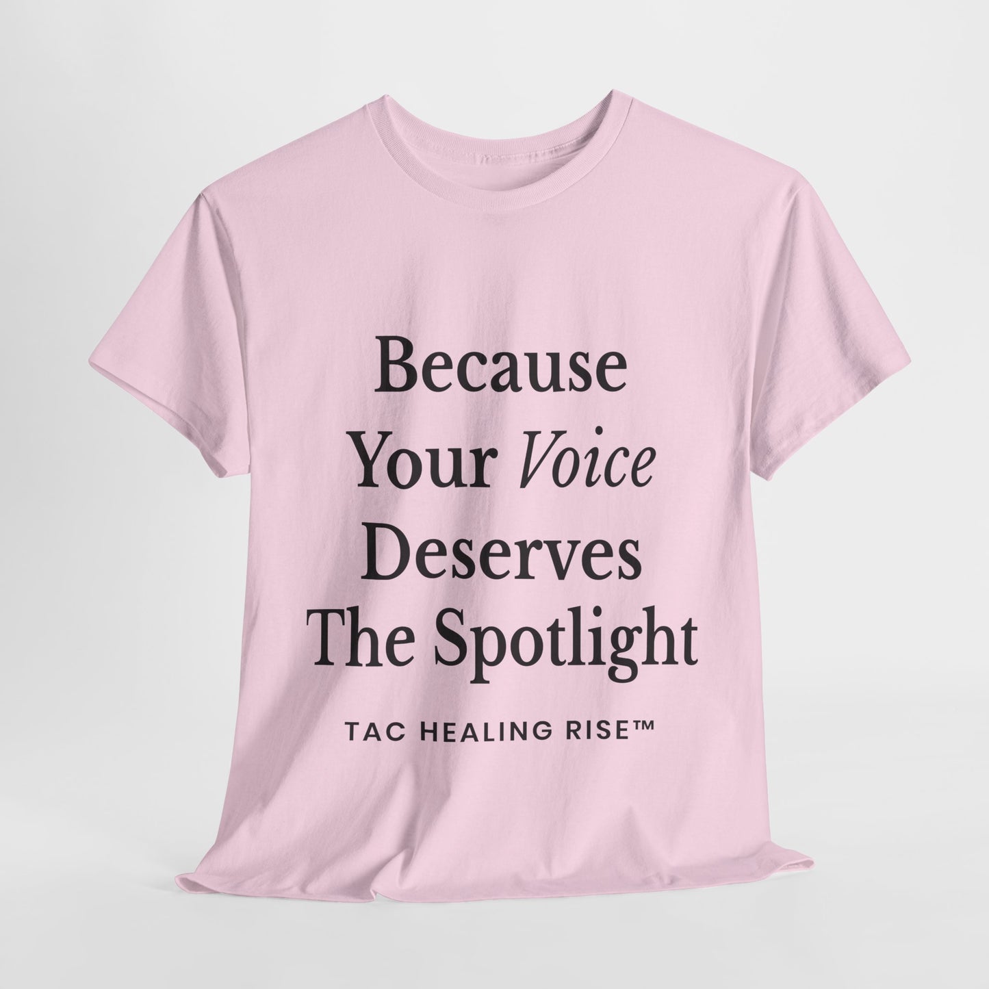 Empowering Voice Tee, Inspirational T-Shirt