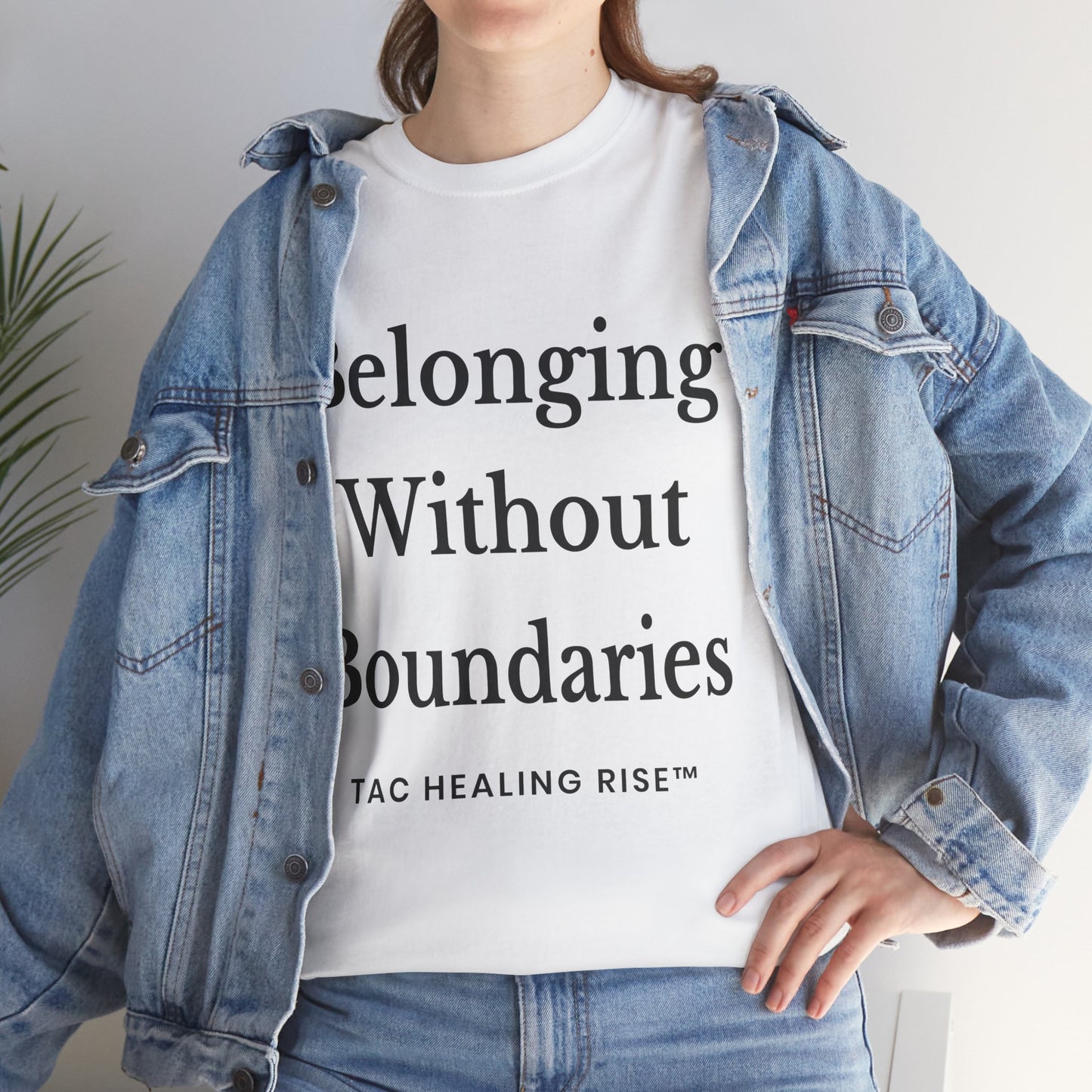 Belonging Without Boundaries Unisex Heavy Cotton Tee