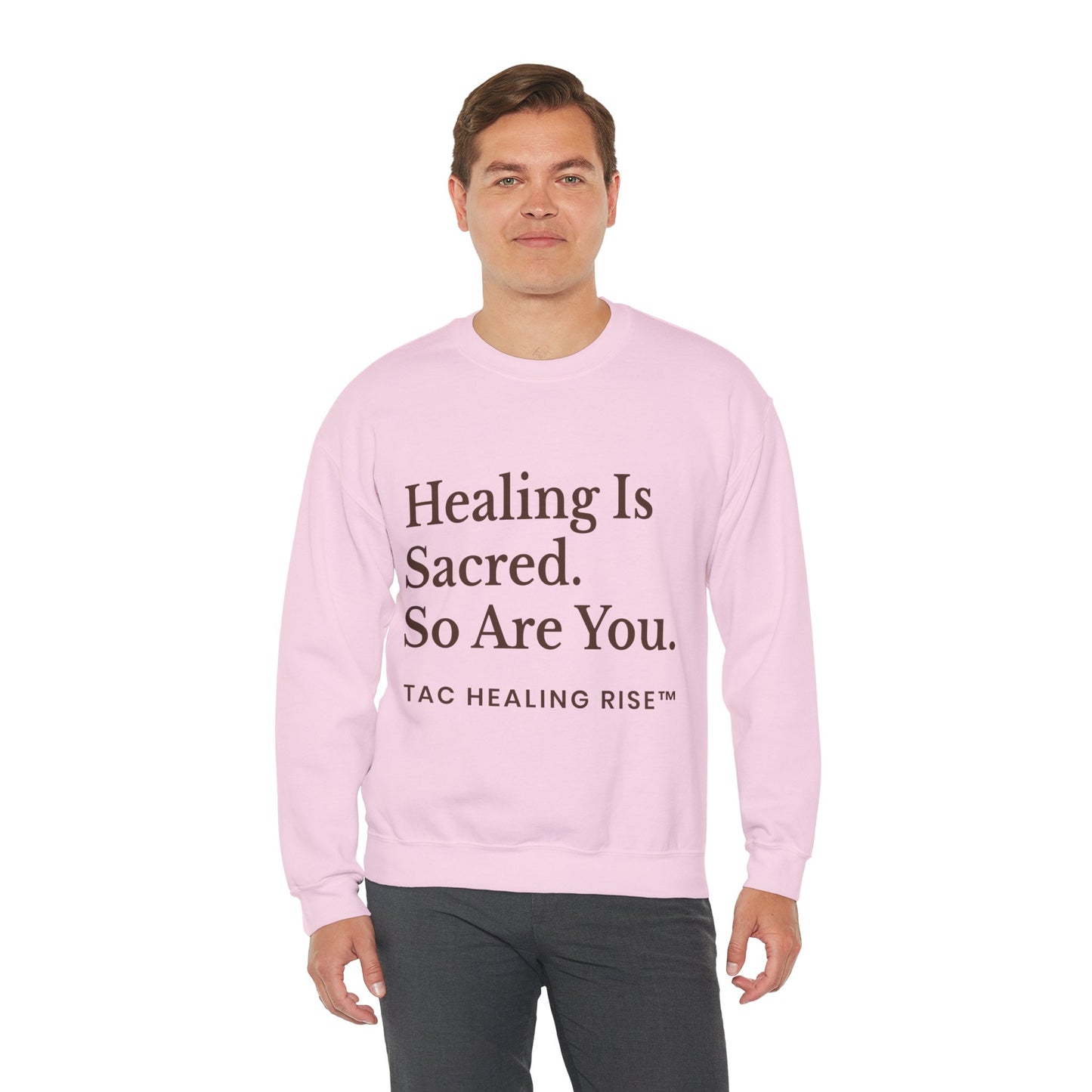 Healing Is Sacred Crewneck Sweatshirt