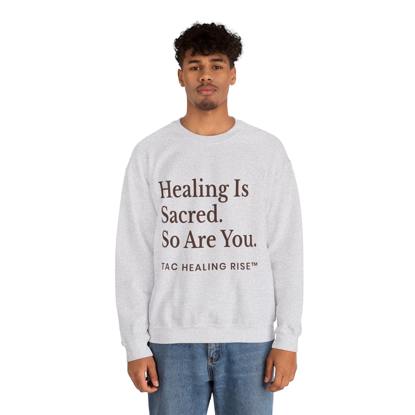 Healing Is Sacred Crewneck Sweatshirt
