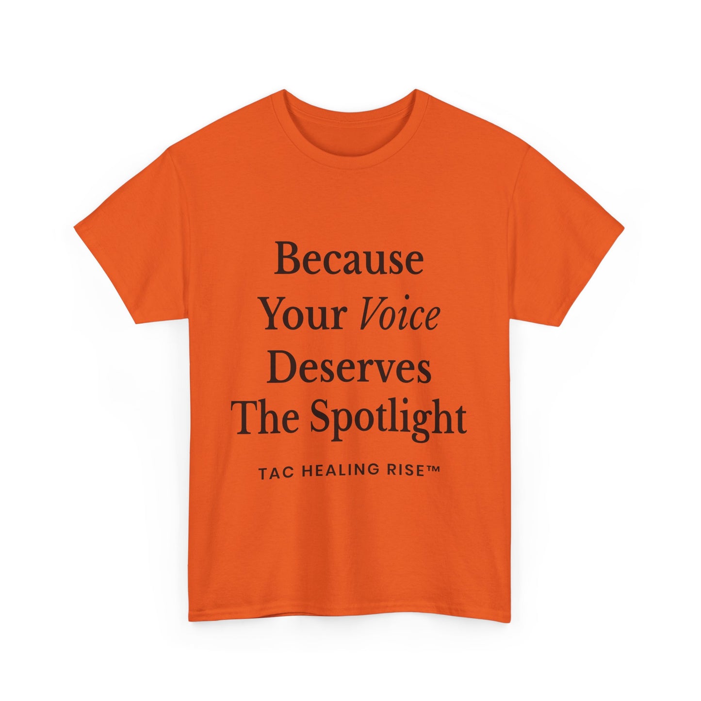 Empowering Voice Tee, Inspirational T-Shirt