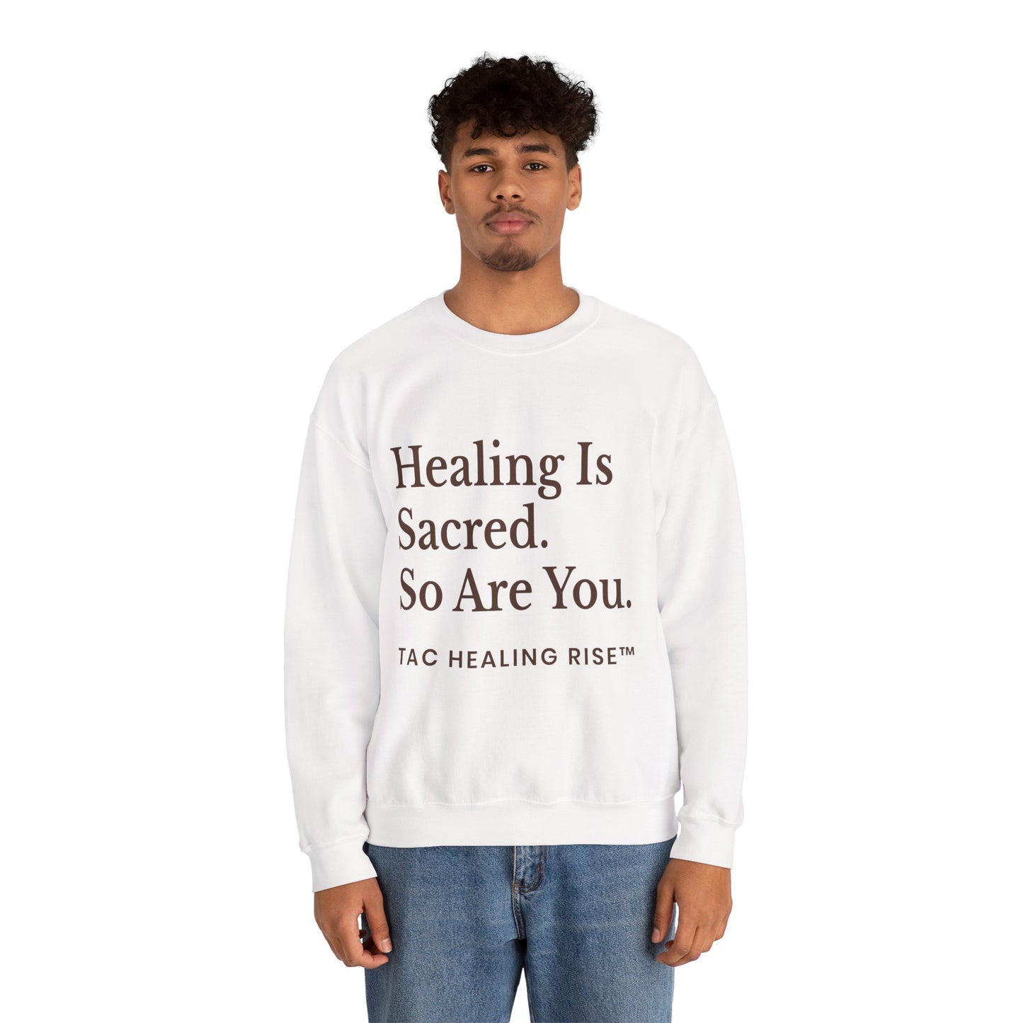 Healing Is Sacred Crewneck Sweatshirt