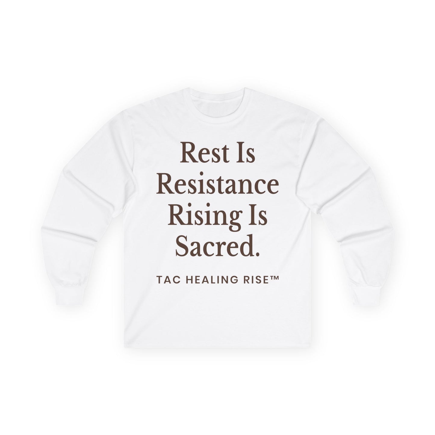 Rest Is Resistance Unisex Long Sleeve Tee