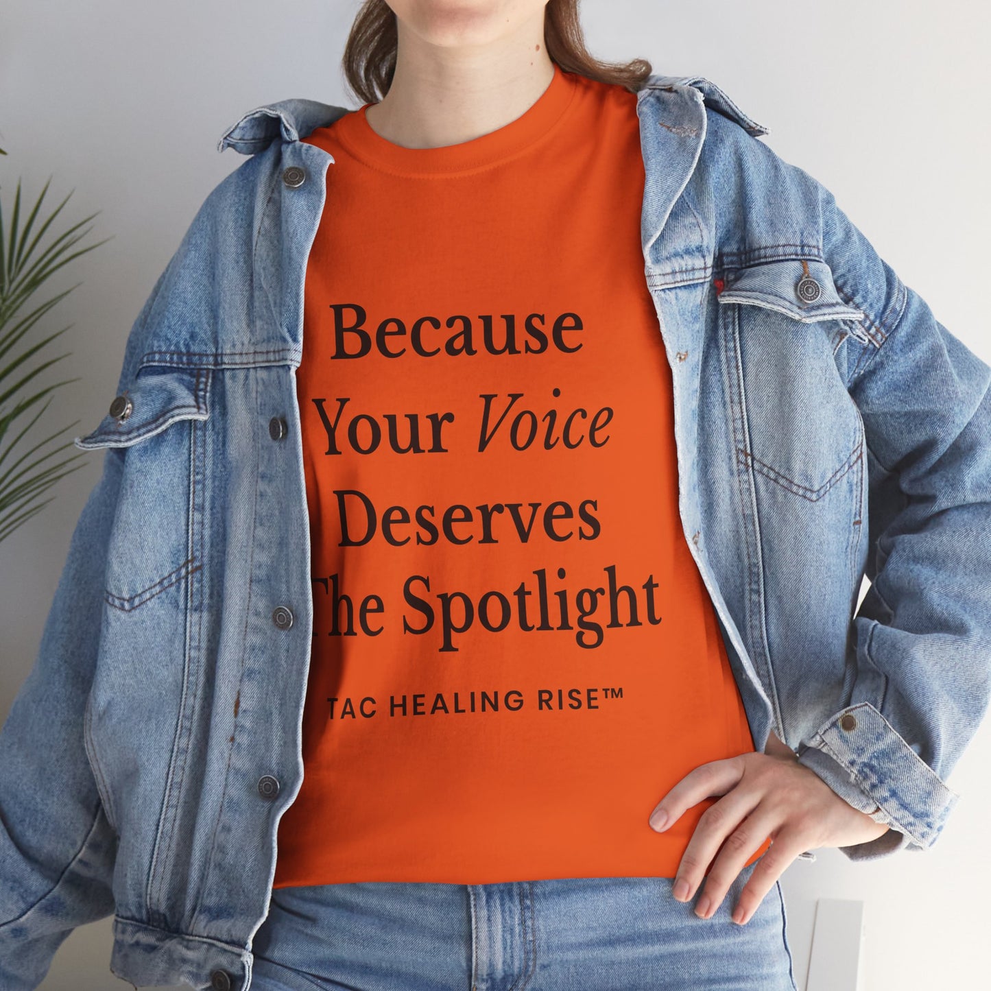 Empowering Voice Tee, Inspirational T-Shirt