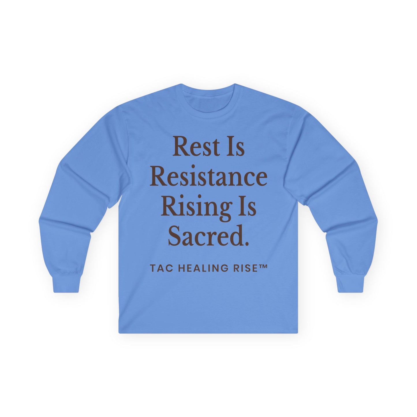 Rest Is Resistance Unisex Long Sleeve Tee