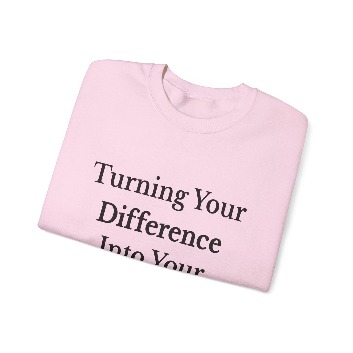 Inspirational Crewneck Sweatshirt for Positive Vibes