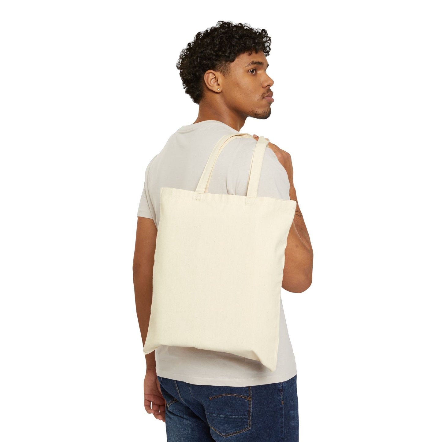 Mindful Momentum Cotton Canvas Tote Bag