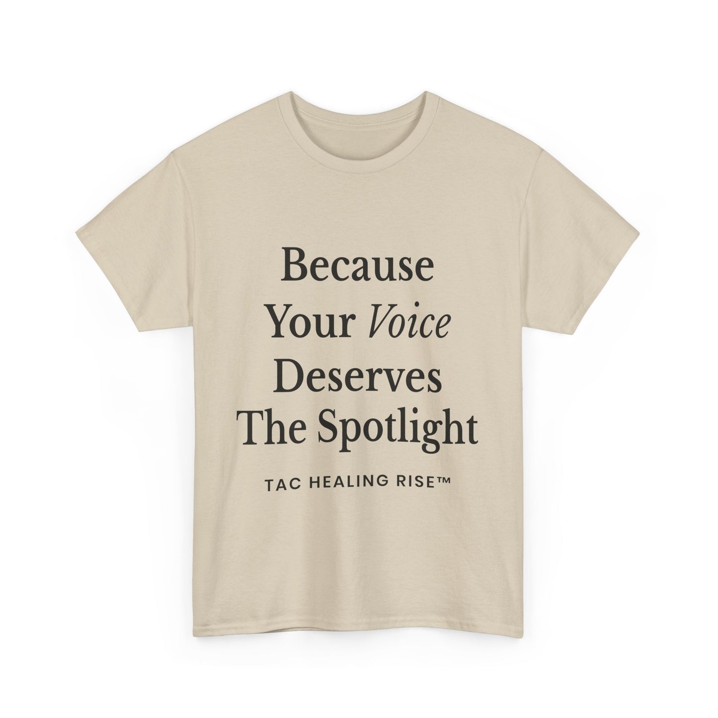 Empowering Voice Tee, Inspirational T-Shirt