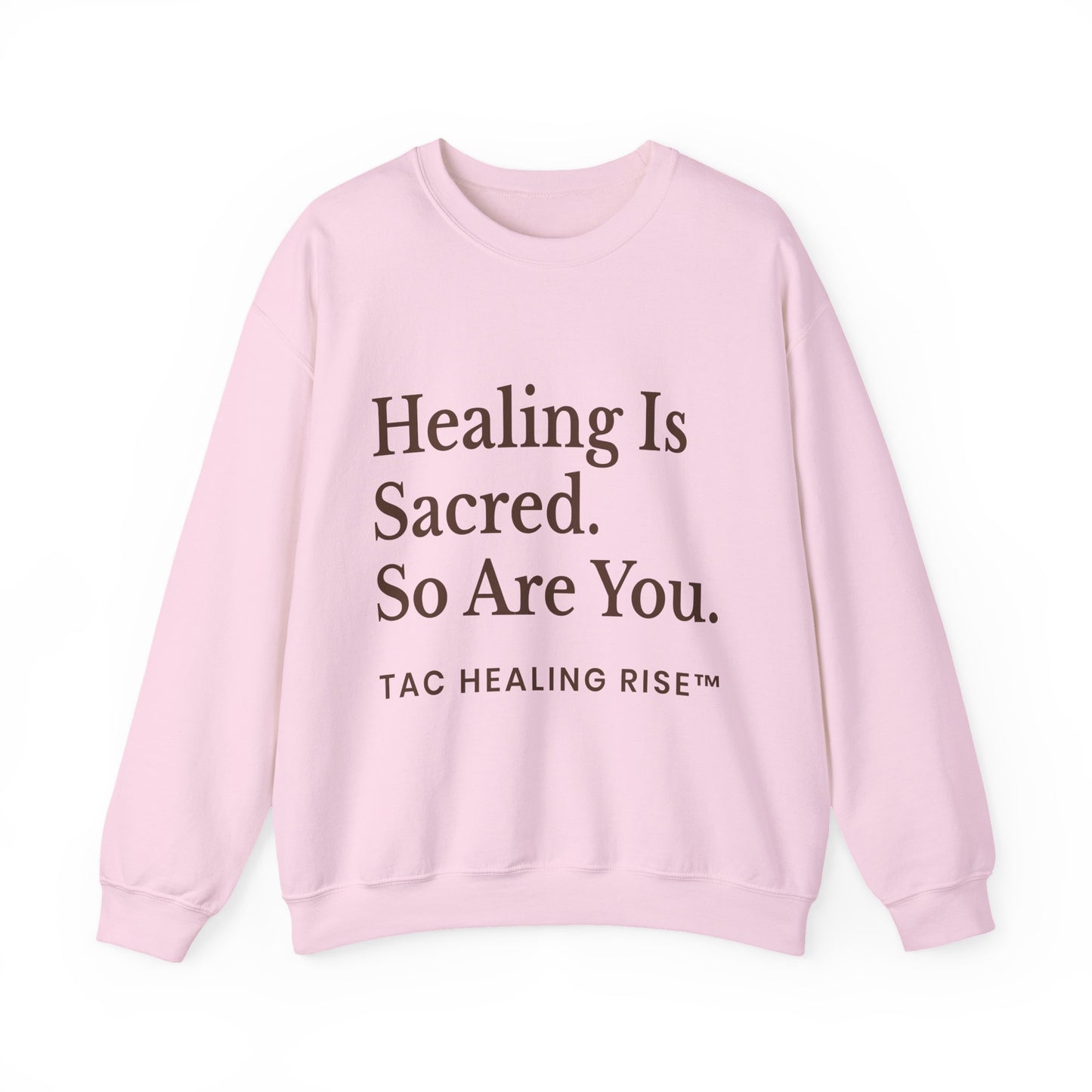 Healing Is Sacred Crewneck Sweatshirt