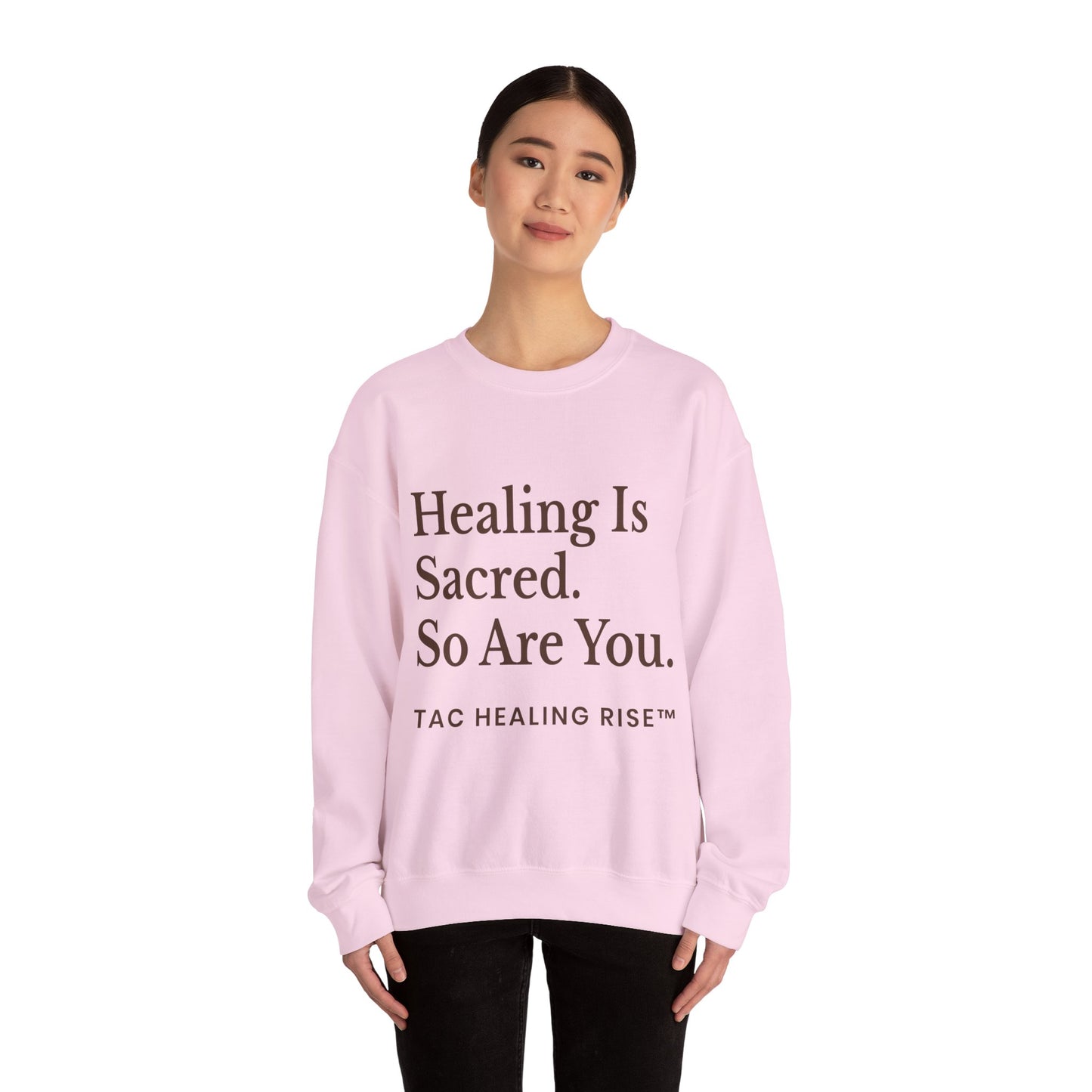Healing Is Sacred Crewneck Sweatshirt