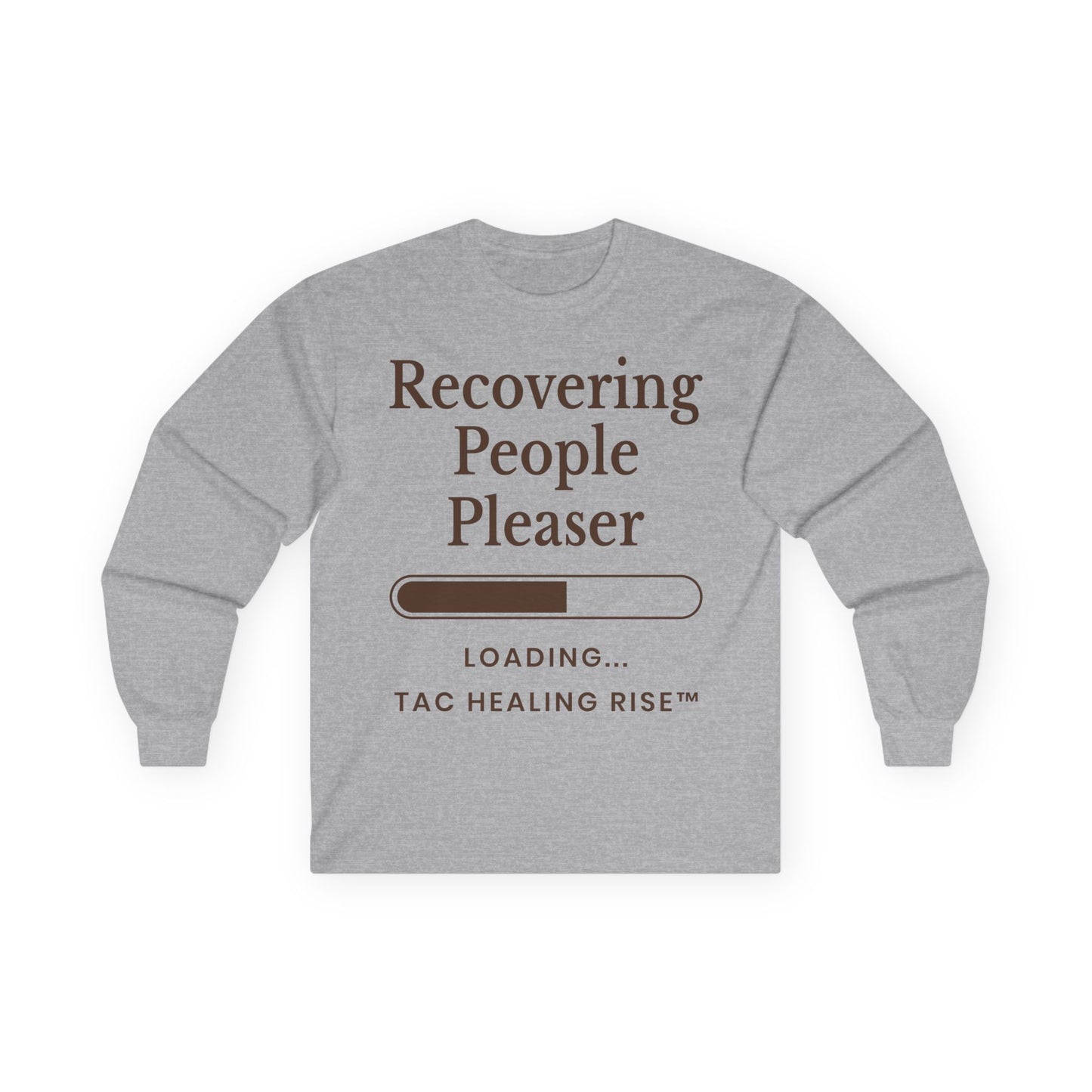 Unisex Recovering People Pleaser Long Sleeve Tee