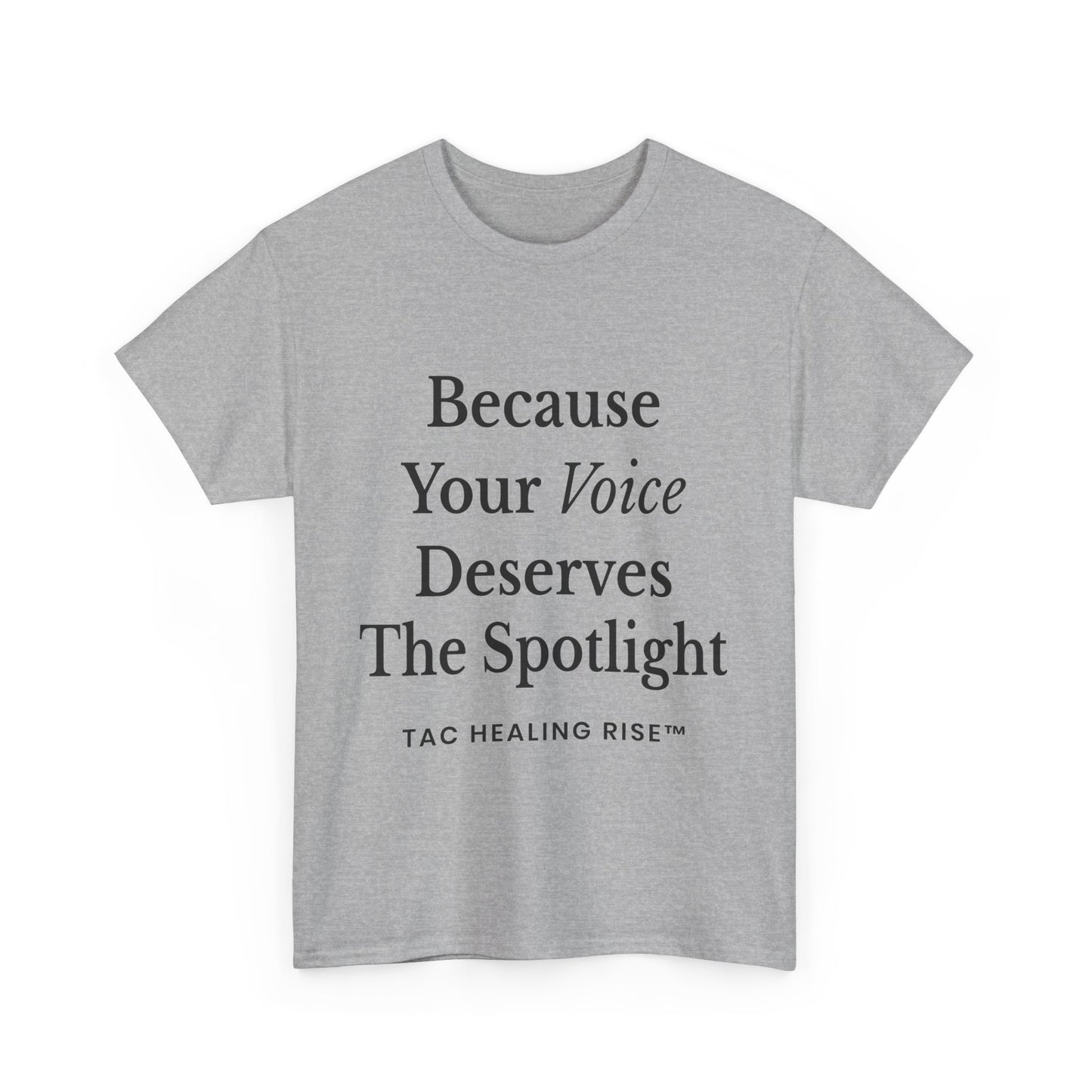 Empowering Voice Tee, Inspirational T-Shirt