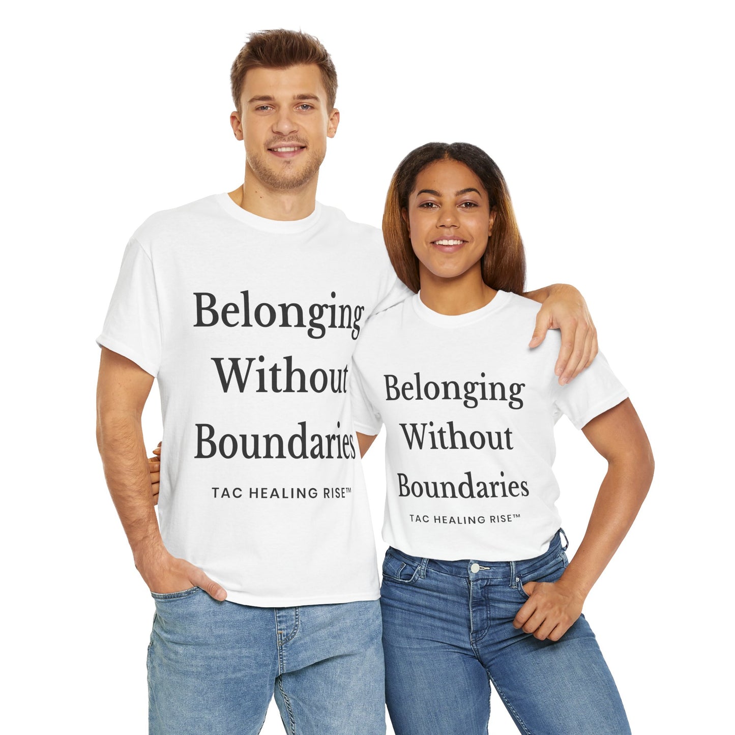Belonging Without Boundaries Unisex Heavy Cotton Tee