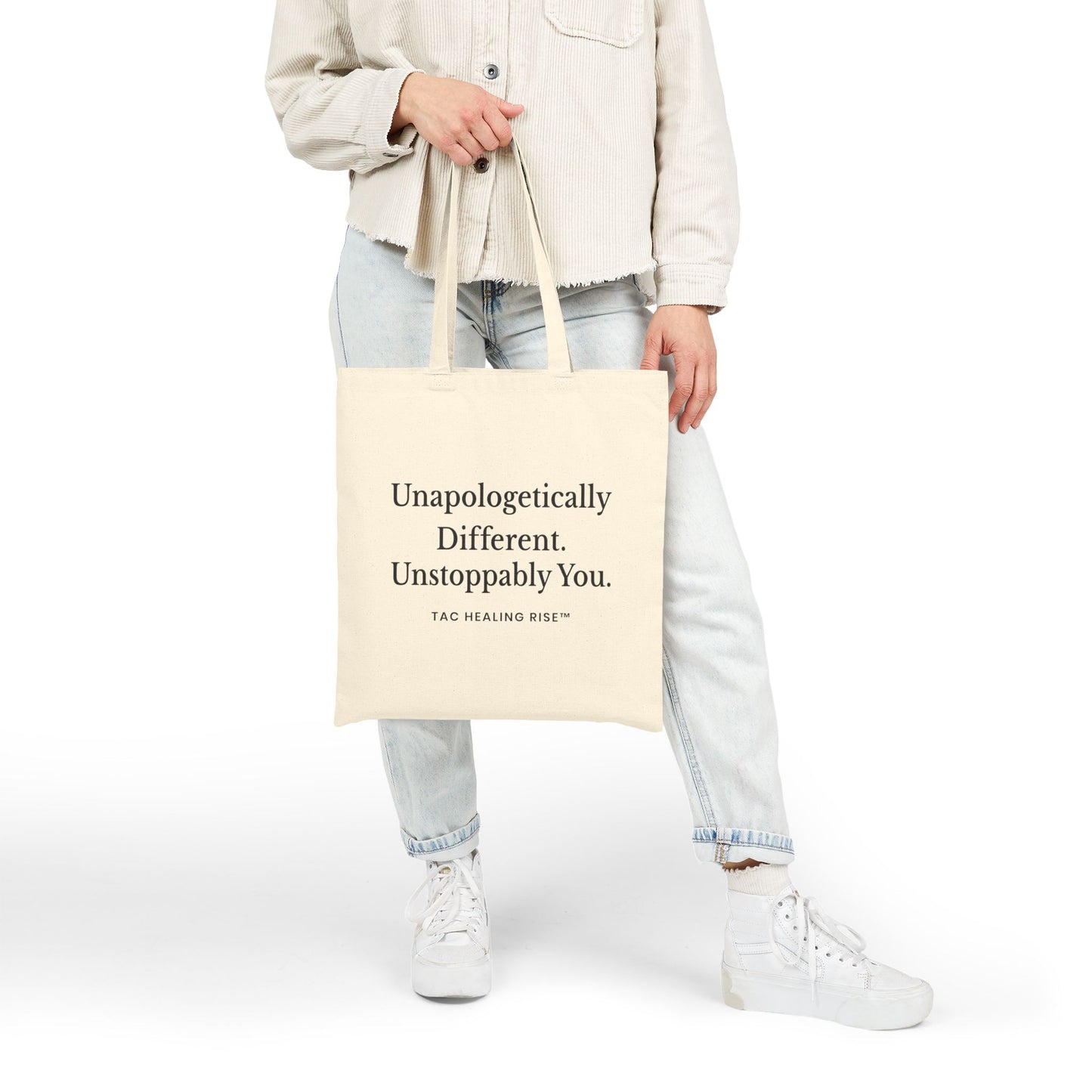 Unapologetically Different Cotton Canvas Tote Bag