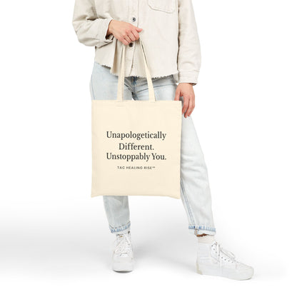 Unapologetically Different Cotton Canvas Tote Bag