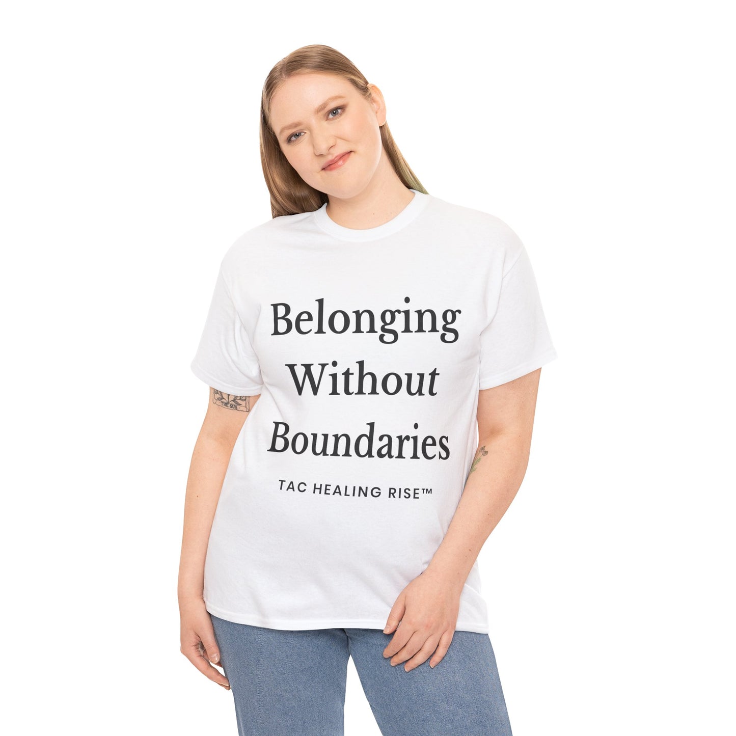 Belonging Without Boundaries Unisex Heavy Cotton Tee