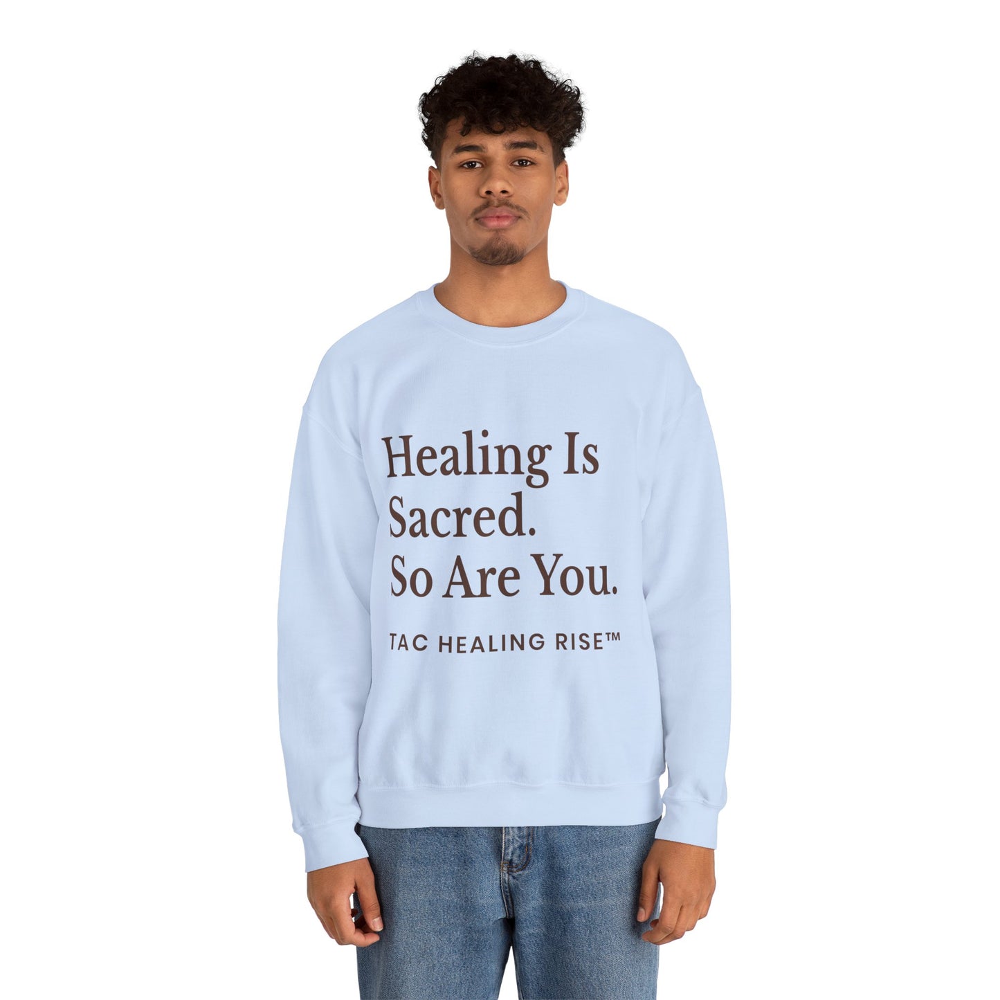 Healing Is Sacred Crewneck Sweatshirt