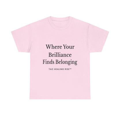 Inspirational Unisex Heavy Cotton Tee