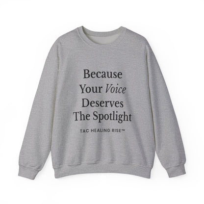 Voice Spotlight Unisex Crewneck Sweatshirt