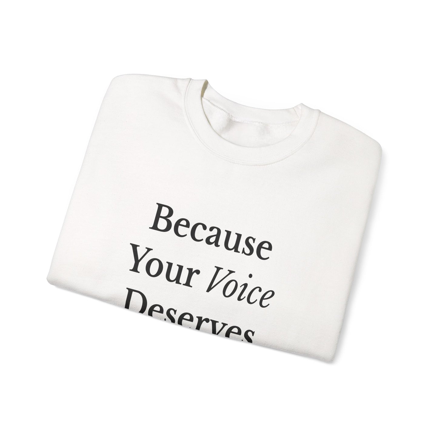 Voice Spotlight Unisex Crewneck Sweatshirt
