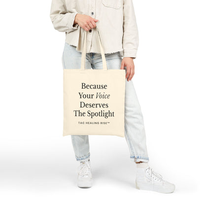 Empowering Quote Tote Bag