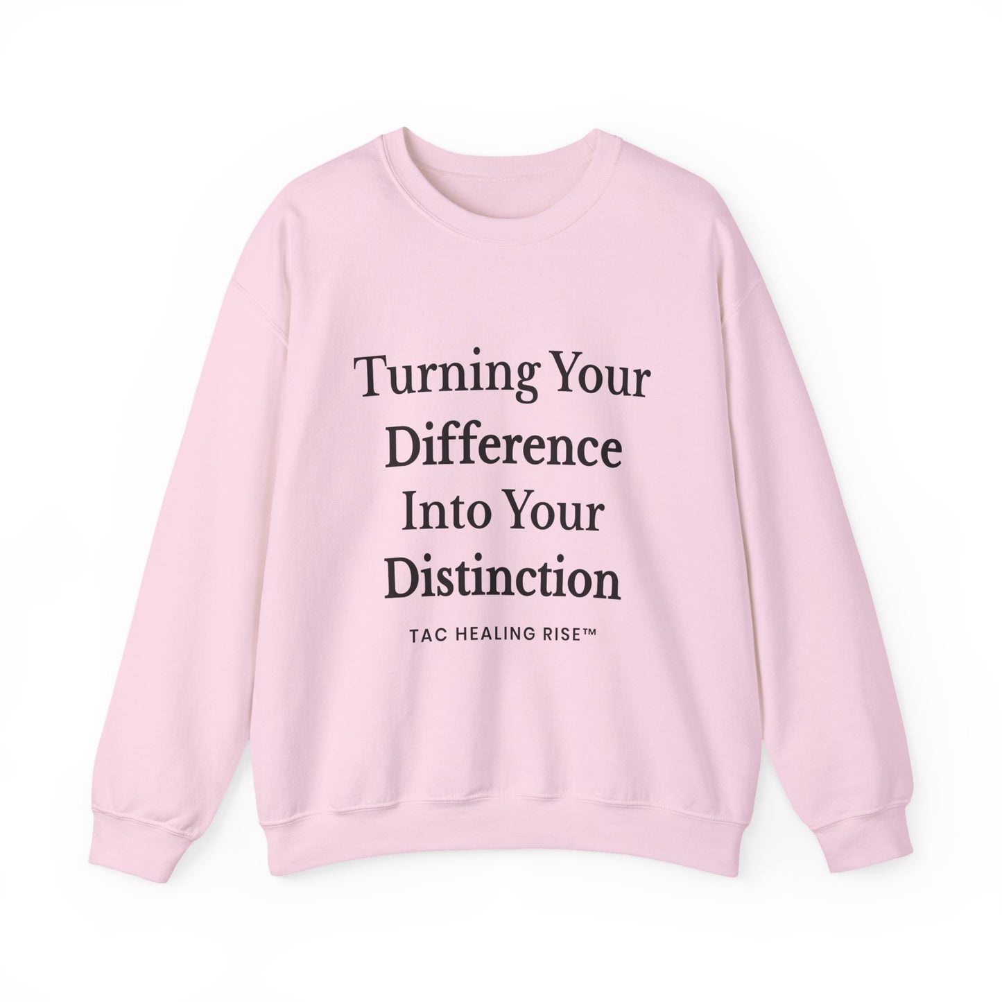 Inspirational Crewneck Sweatshirt for Positive Vibes
