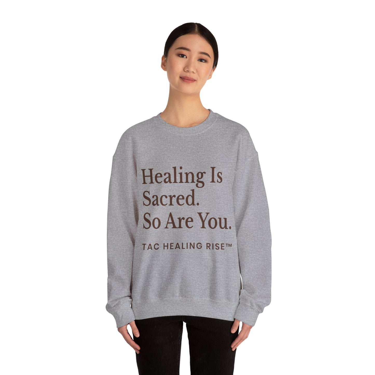 Healing Is Sacred Crewneck Sweatshirt