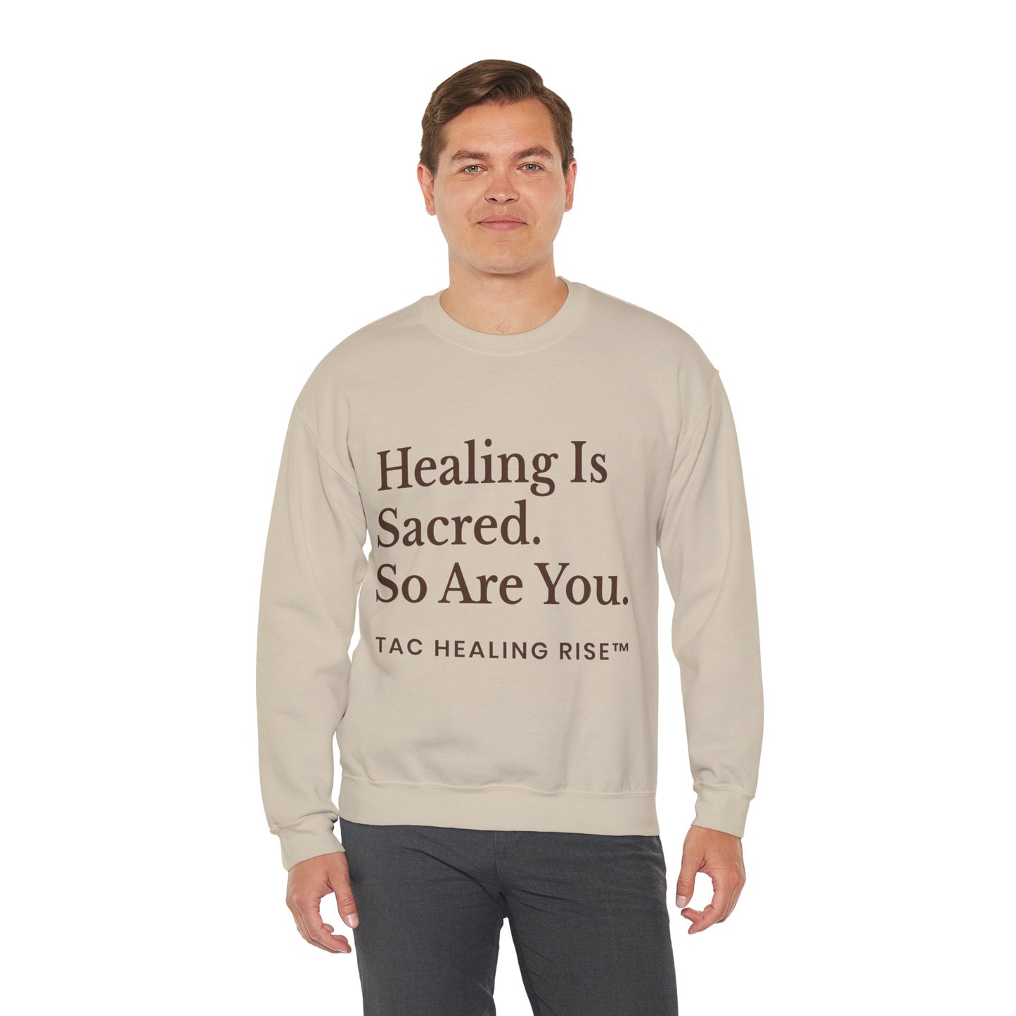 Healing Is Sacred Crewneck Sweatshirt