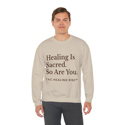 Healing Is Sacred Crewneck Sweatshirt
