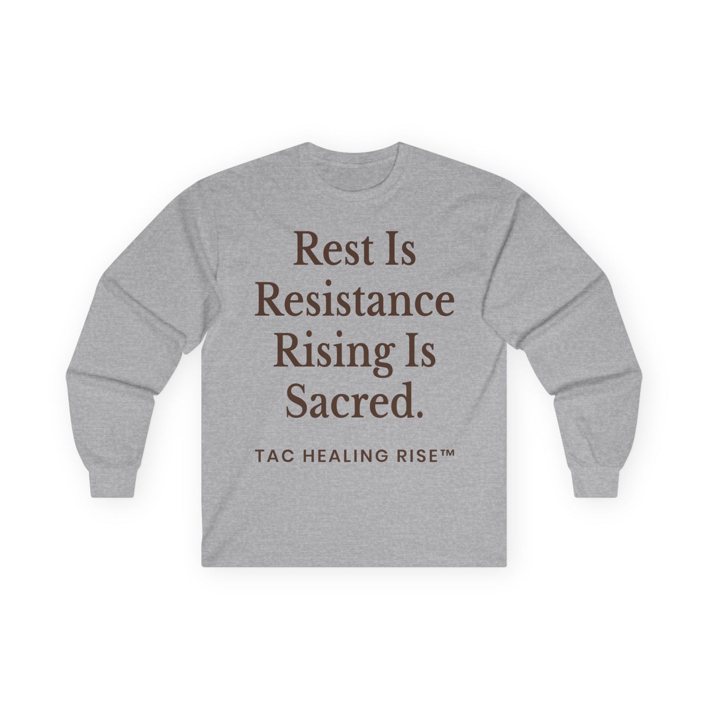 Rest Is Resistance Unisex Long Sleeve Tee