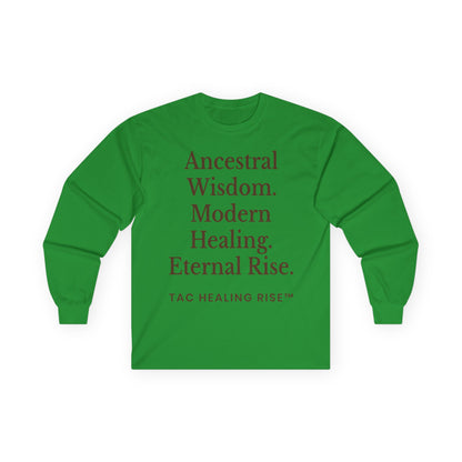 Unisex Ancestral Wisdom Long Sleeve Tee